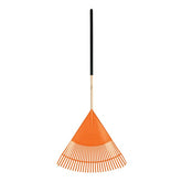 Escoba plastica flxibl 30 dints mango d madra confortabl 48" trupr..